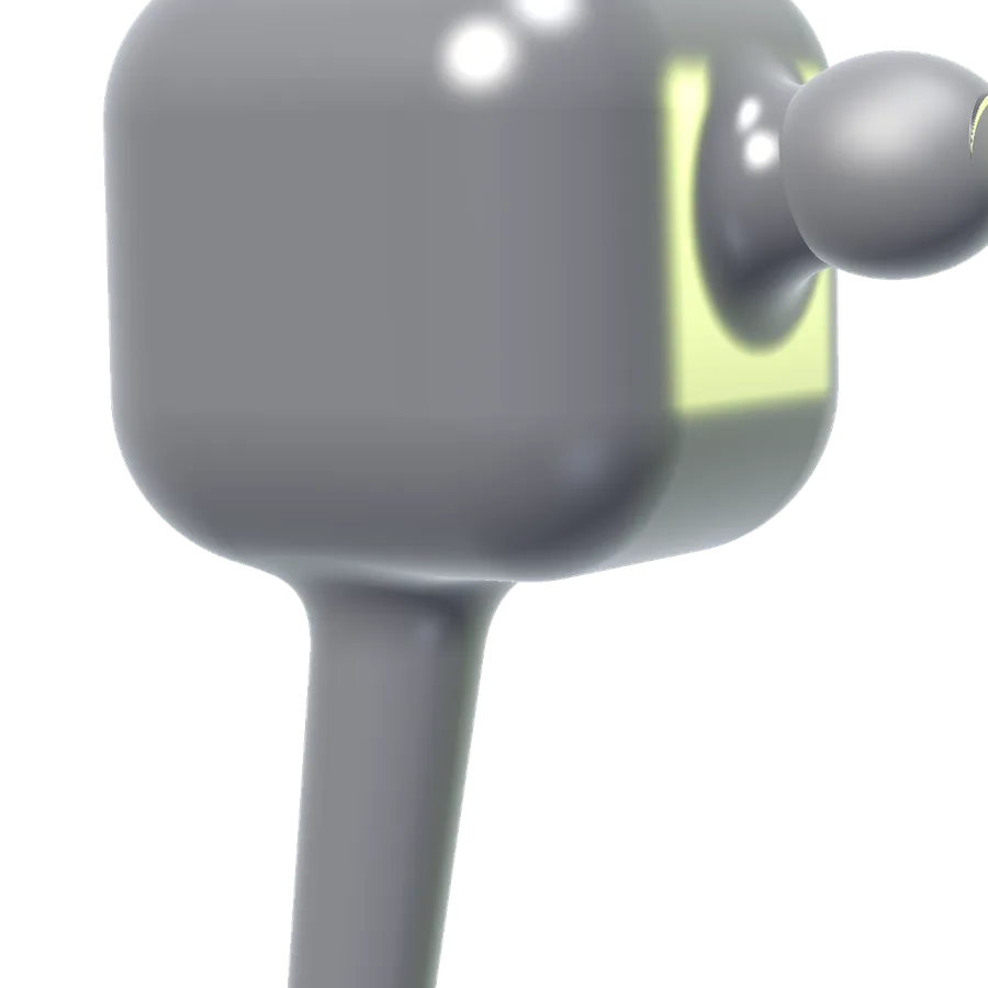 Buds Pro earbud seen from behind, silicone ear tip in view