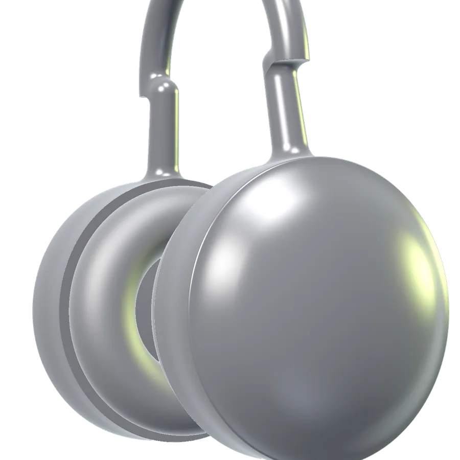Noise Studio over-ear headphones, three-quarter view